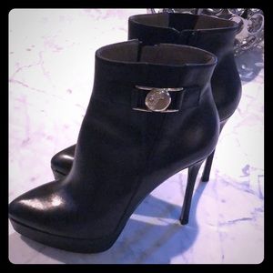 Versace platform booties